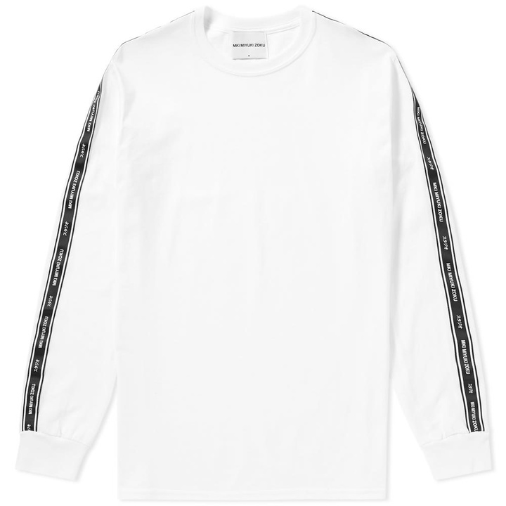 Photo: MKI Long Sleeve Tape Tee White