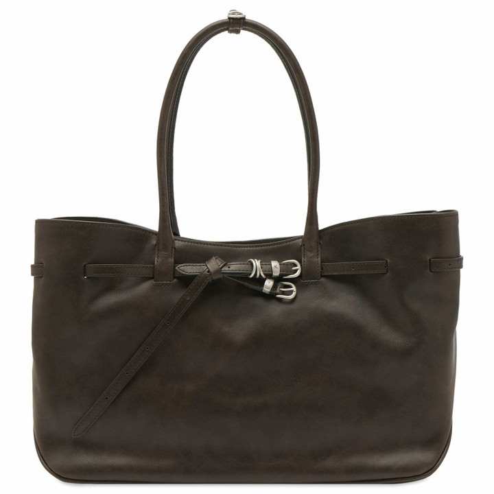 Photo: MARGESHERWOOD Women's Grandma  Bag - Large in Sepia Pull-Up 