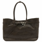 MARGESHERWOOD Women's Grandma  Bag - Large in Sepia Pull-Up 