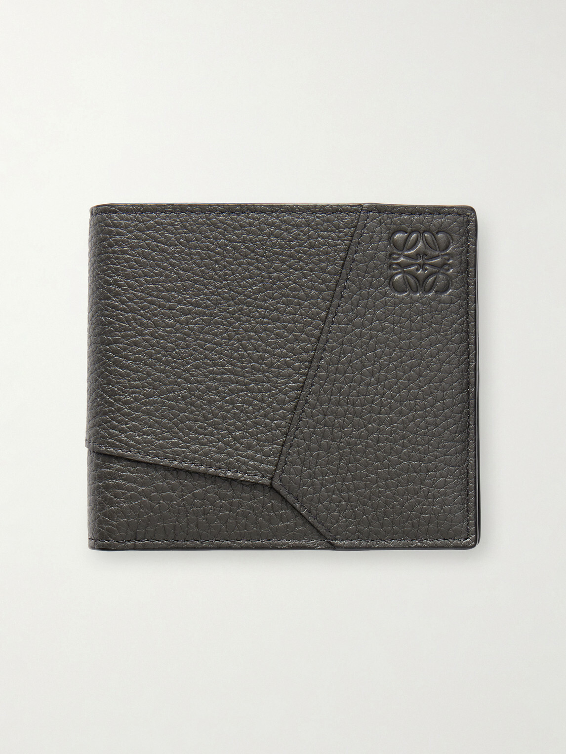 LOEWE - Puzzle Edge Panelled Full-Grain Leather Bifold Wallet