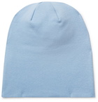 Human Made - Logo-Appliquéd Cotton Beanie - Light blue