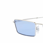 Ray-Ban Emy Sunglasses in Silver/Blue 