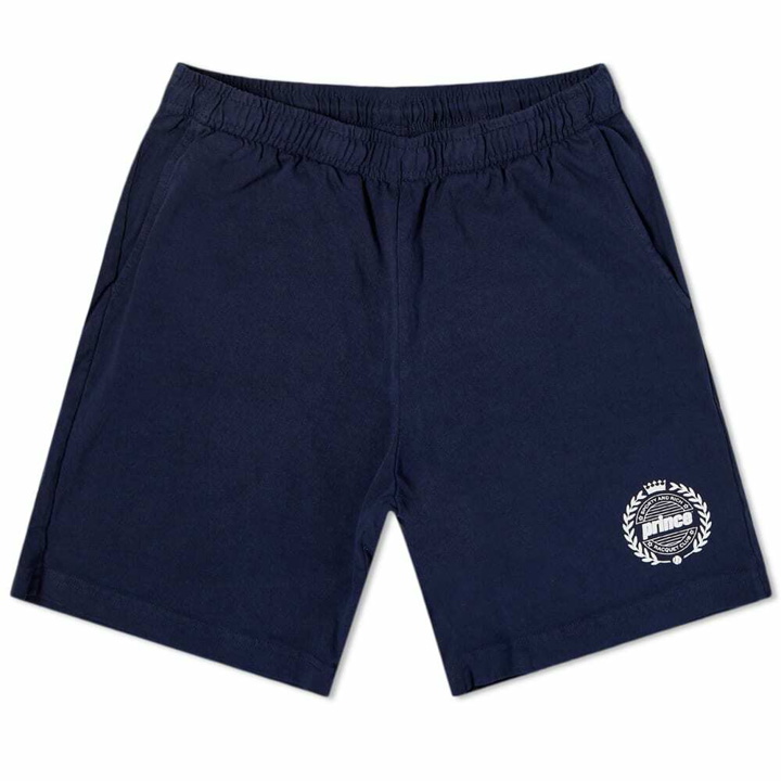 Photo: Sporty & Rich x Prince Crest Gym Short in Navy/White