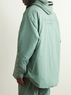 FEAR OF GOD ESSENTIALS - Logo-Appliquéd Padded Shell Shirt Jacket - Green