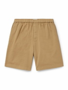 Boglioli - Straight-Leg Cotton-Blend Twill Bermuda Shorts - Brown