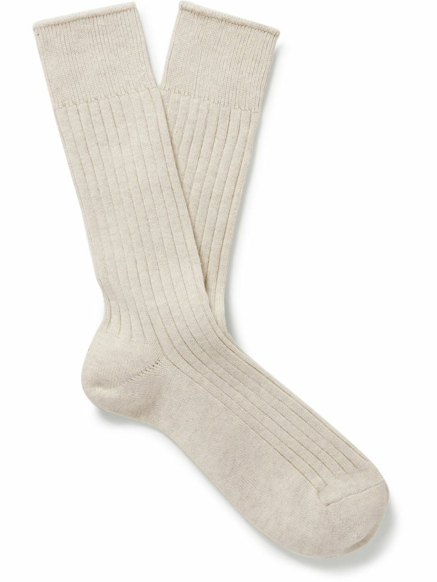 Photo: Lady White Co - Ribbed Cotton Socks