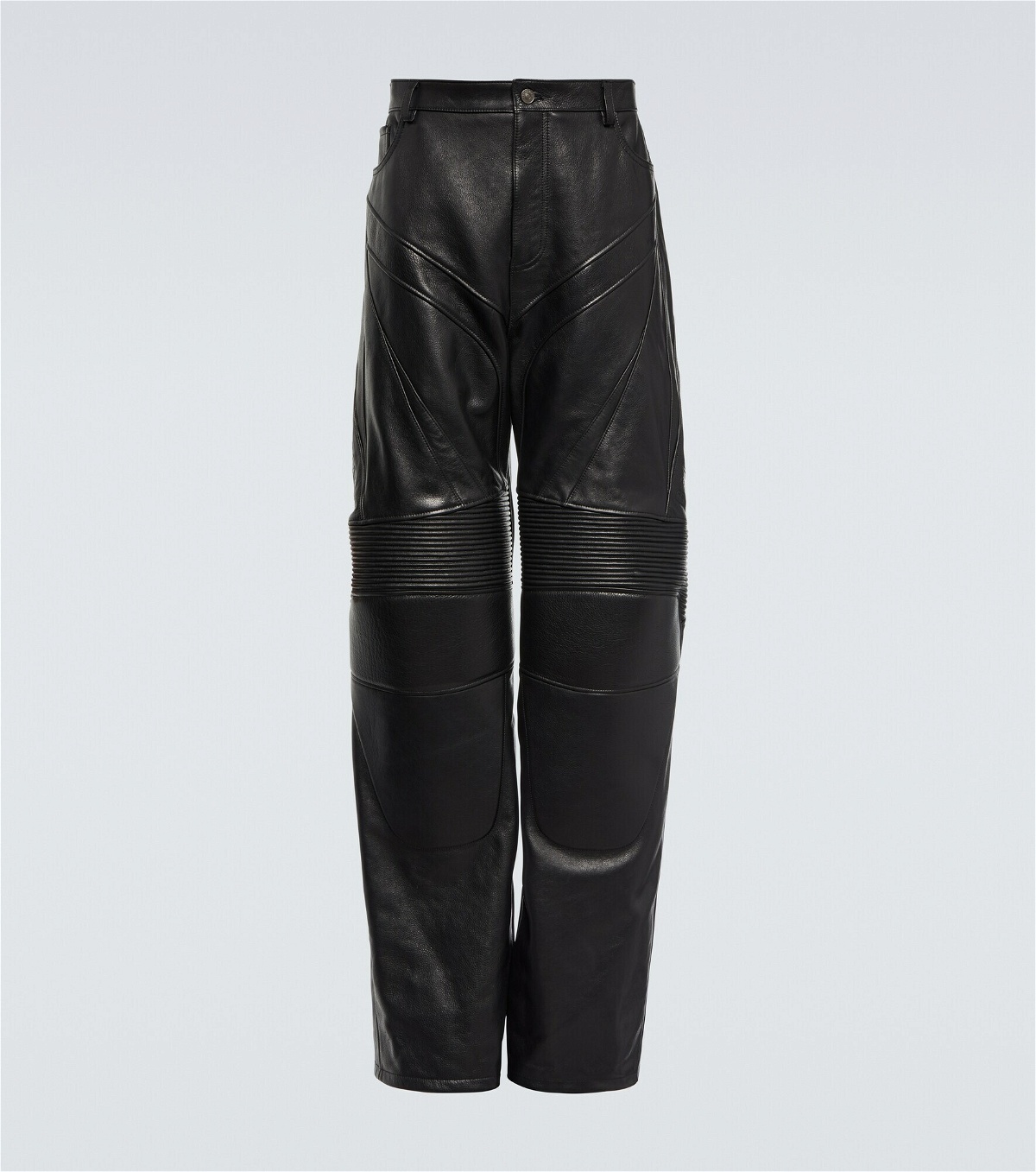Balenciaga - Leather biker pants