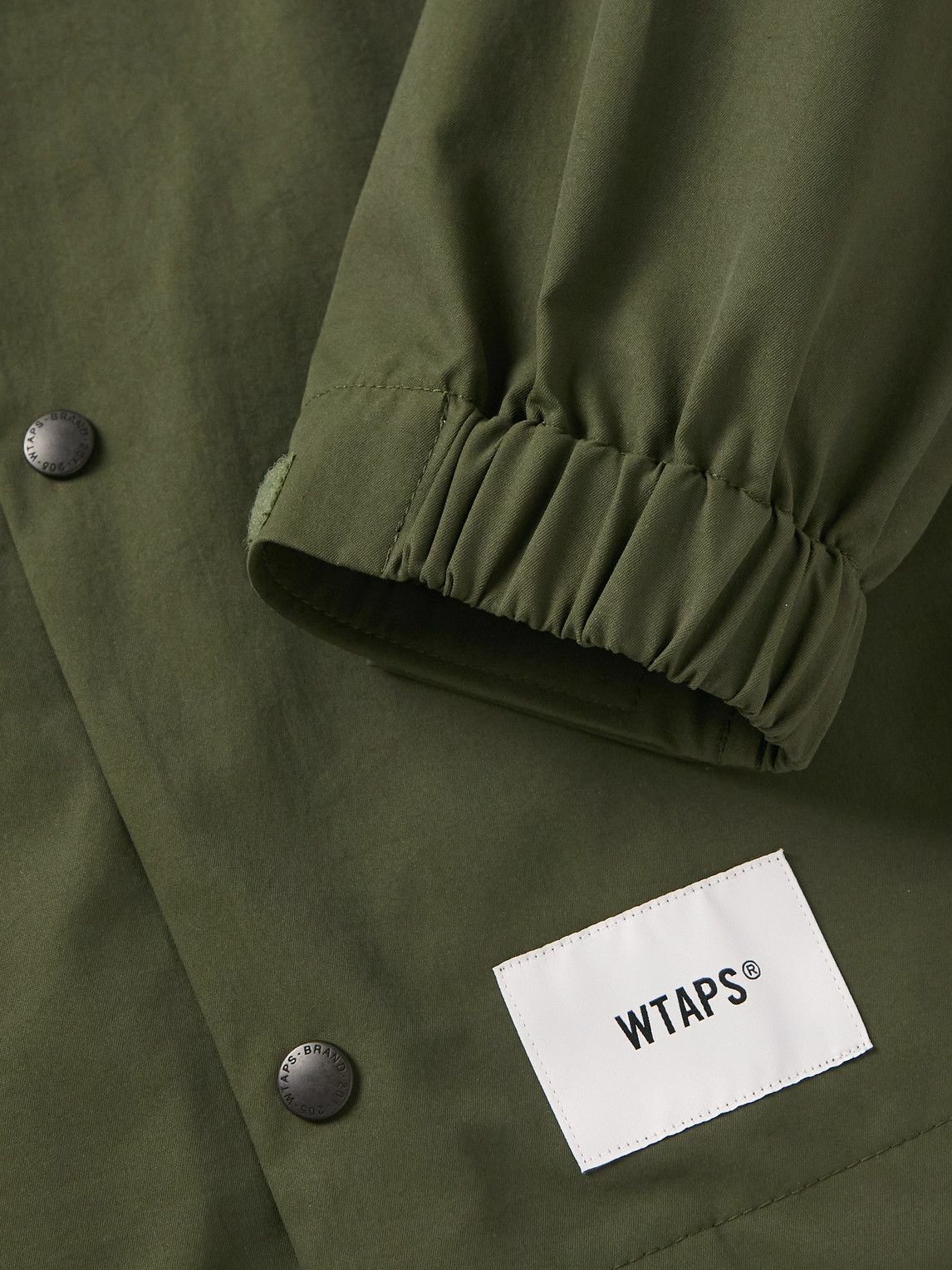 WTAPS - Chief Logo-Appliquéd Shell Jacket - Green WTAPS