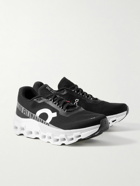 ON - Cloudmonster 2 Rubber-Trimmed Mesh Running Sneakers - Black