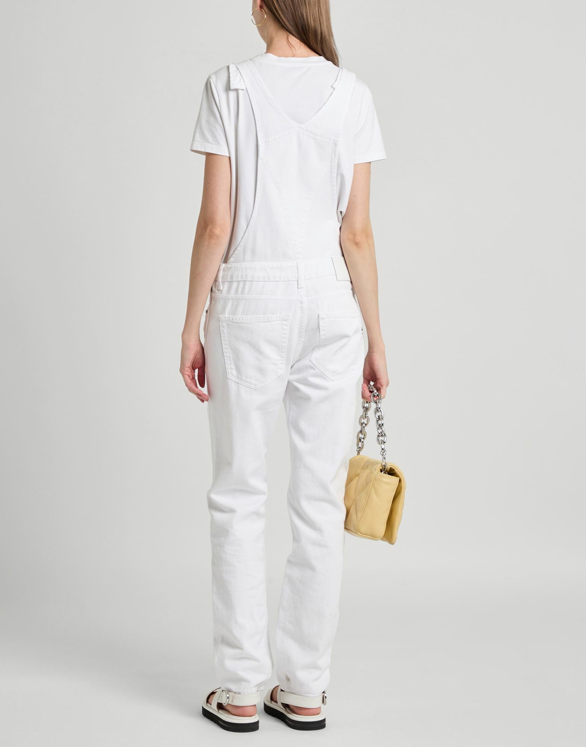 Dondup Womens Overalls in White