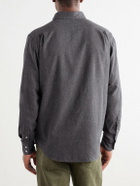 Hartford - Paul Cotton-Flannel Shirt - Gray