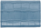 Vivienne Westwood Blue Crocodile Envelope Wallet