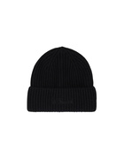 MC2 Saint Barth Woman Black Beanie With St. Barth Embroidery