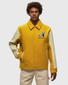 Awake Crown Varsity Jacket Yellow Bomber Jackets/College Jackets