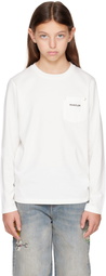 Moncler Enfant Big Kids White Long Sleeve T-shirt