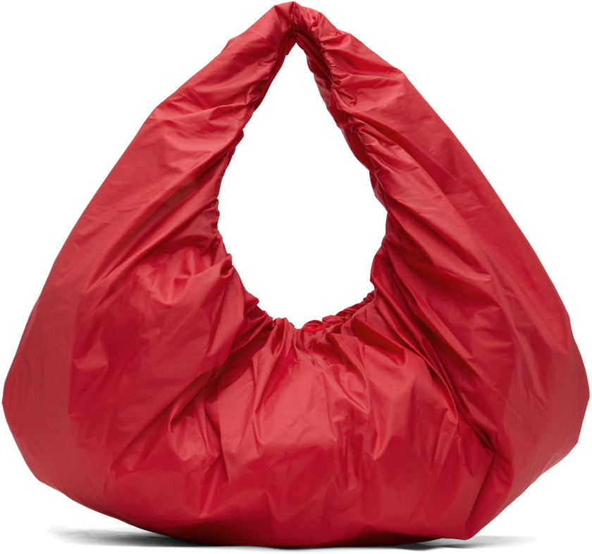 バッグ AMOMENTO SHIRRING TOTE BAG AMOMENTO Shirring Tote Bag - Red/Black | Garmentory