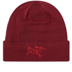 Arc'teryx Embroidered Bird Toque in Bordeaux