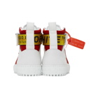 Off-White SSENSE Exclusive White Industrial High-Top Sneakers