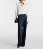 Vince Colette satin wide-leg pants