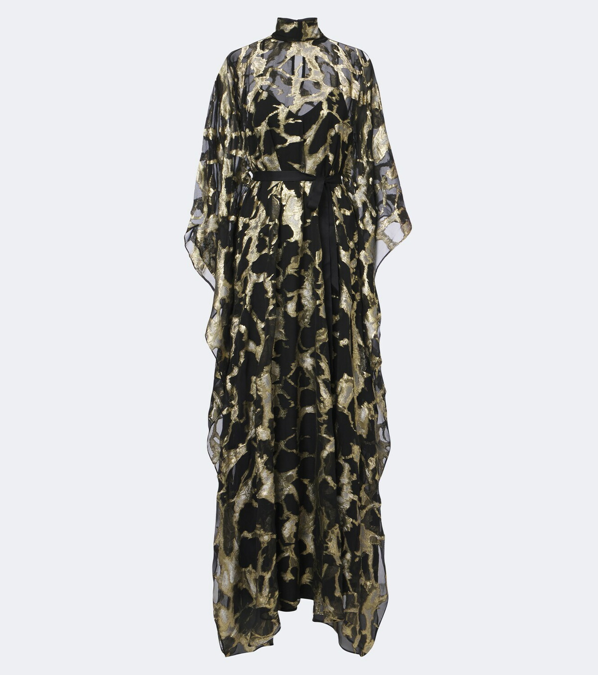 Taller Marmo Kintsugi silk-blend fil coupé kaftan