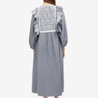 Weekend by Max Mara Women's Abito Frill Maxi Dress in Navy