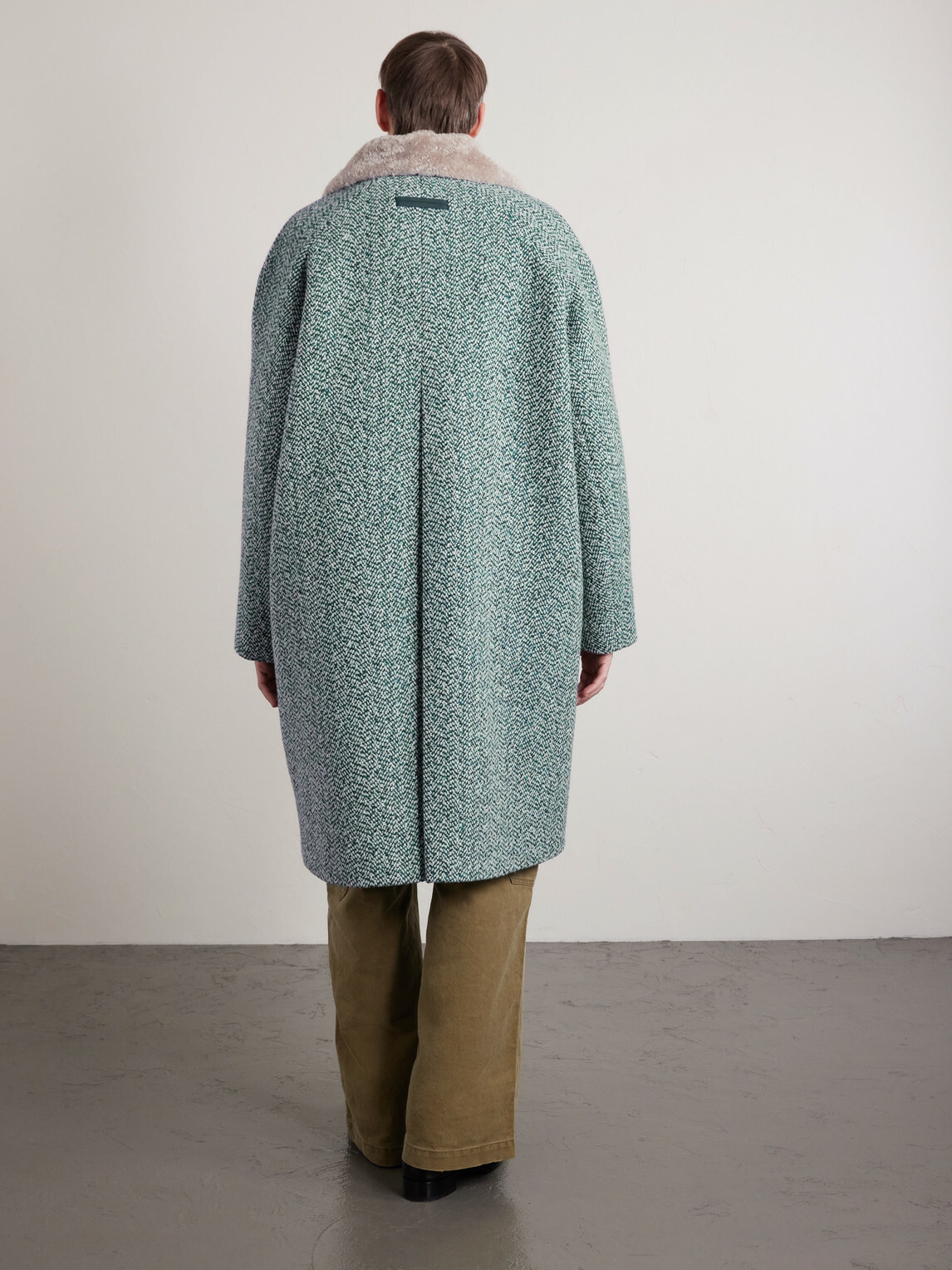 Zegna - Double-Breasted Wool and Cashmere-Blend Tweed Coat - Blue