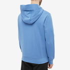 Moncler Men's Drawstring Logo Popover Hoody in Blue