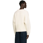 Eytys Off-White Wool Maze Sweater
