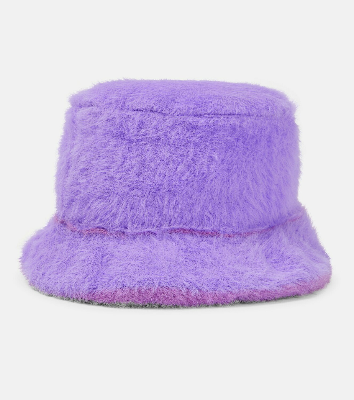[Jacquemus] Blue Fuzzy Bucket Hat Jacquemus Le Bob Gadjo Denim Bucket Hat Blue Size 60 cm main image 3
