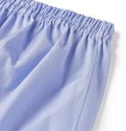 Isaia - Cotton Boxer Shorts - Blue