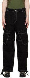 Dion Lee Black Parachute Jeans