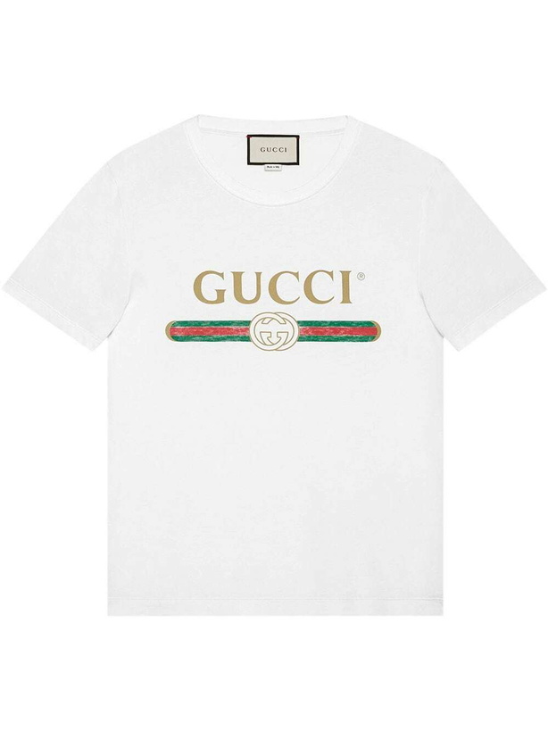 Photo: GUCCI - Logo Cotton T-shirt