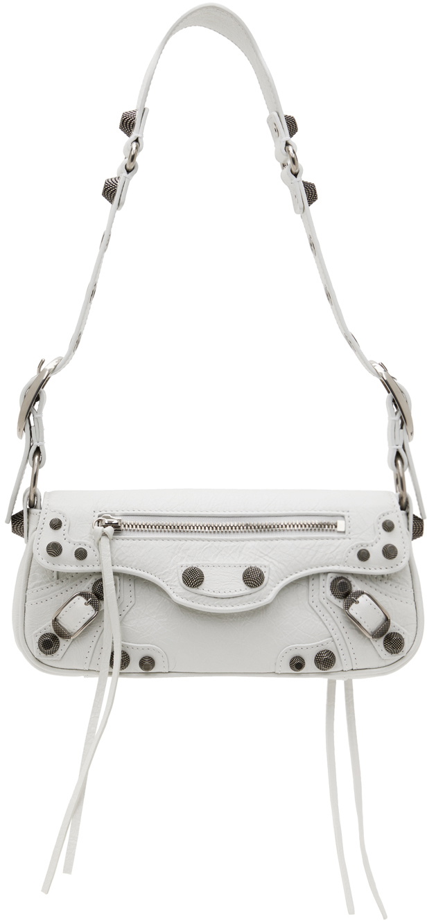 [バレンシアガ]Le Cagole XS Sling Bag White Balenciaga White 'Le Cagole XS Sling' Bag Balenciaga