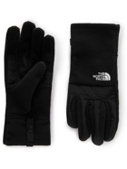 The North Face - Denali Etip Touchscreen Recycled Fleece and Nylon Taslan Gloves - Black