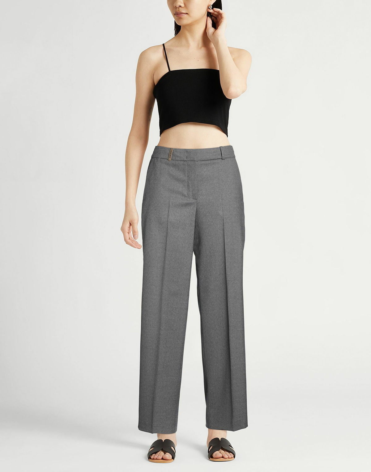 Peserico Womens Pants in Grey