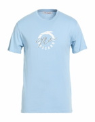 Trussardi Mens T-shirt Sky in Blue