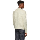 rag and bone Ivory Trevor Aran Sweater