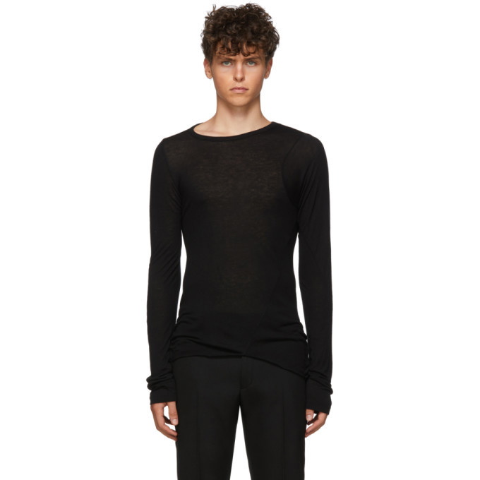 Photo: Ann Demeulemeester Black Yves Long Sleeve T-Shirt