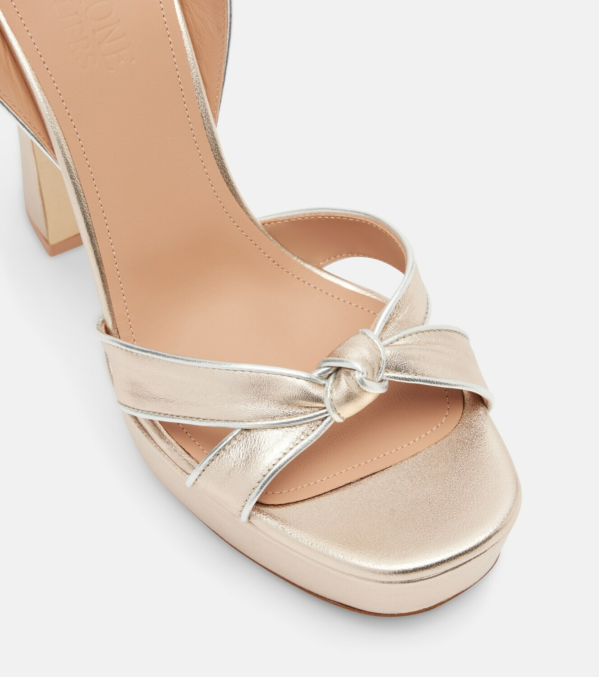 Malone Souliers Rudi 130 leather platform sandals