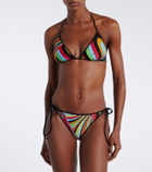 Pucci Iride triangle bikini top
