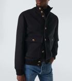 Brunello Cucinelli Wool bomber jacket