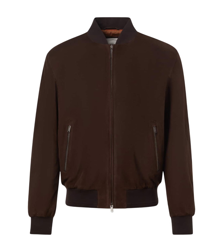 Photo: Tod's Suede bomber jacket