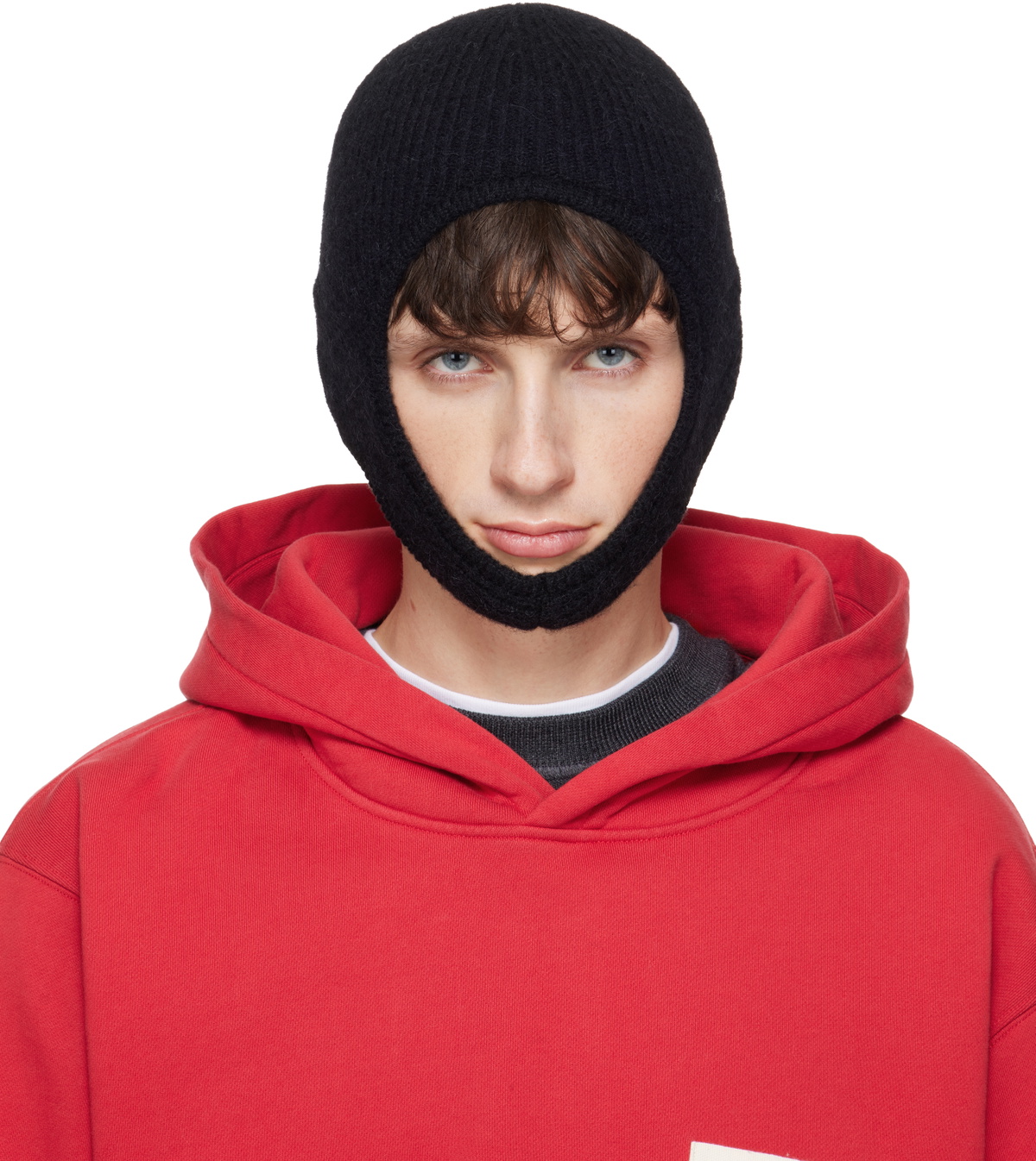 JACQUEMUS Gray La Casa 'La capuche Gros Grain' Beanie Jacquemus
