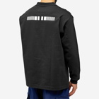 Noma t.d. Men's Long Sleeve Logo T-Shirt in Black