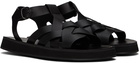 HEREU Black Beltra Sandals