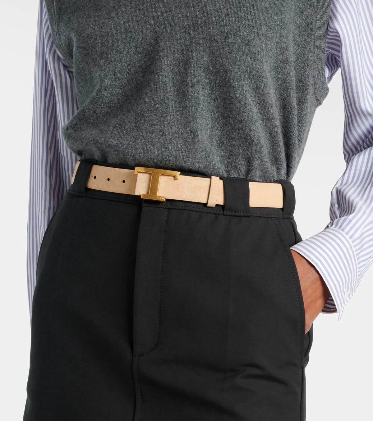 Tod's Suede belt