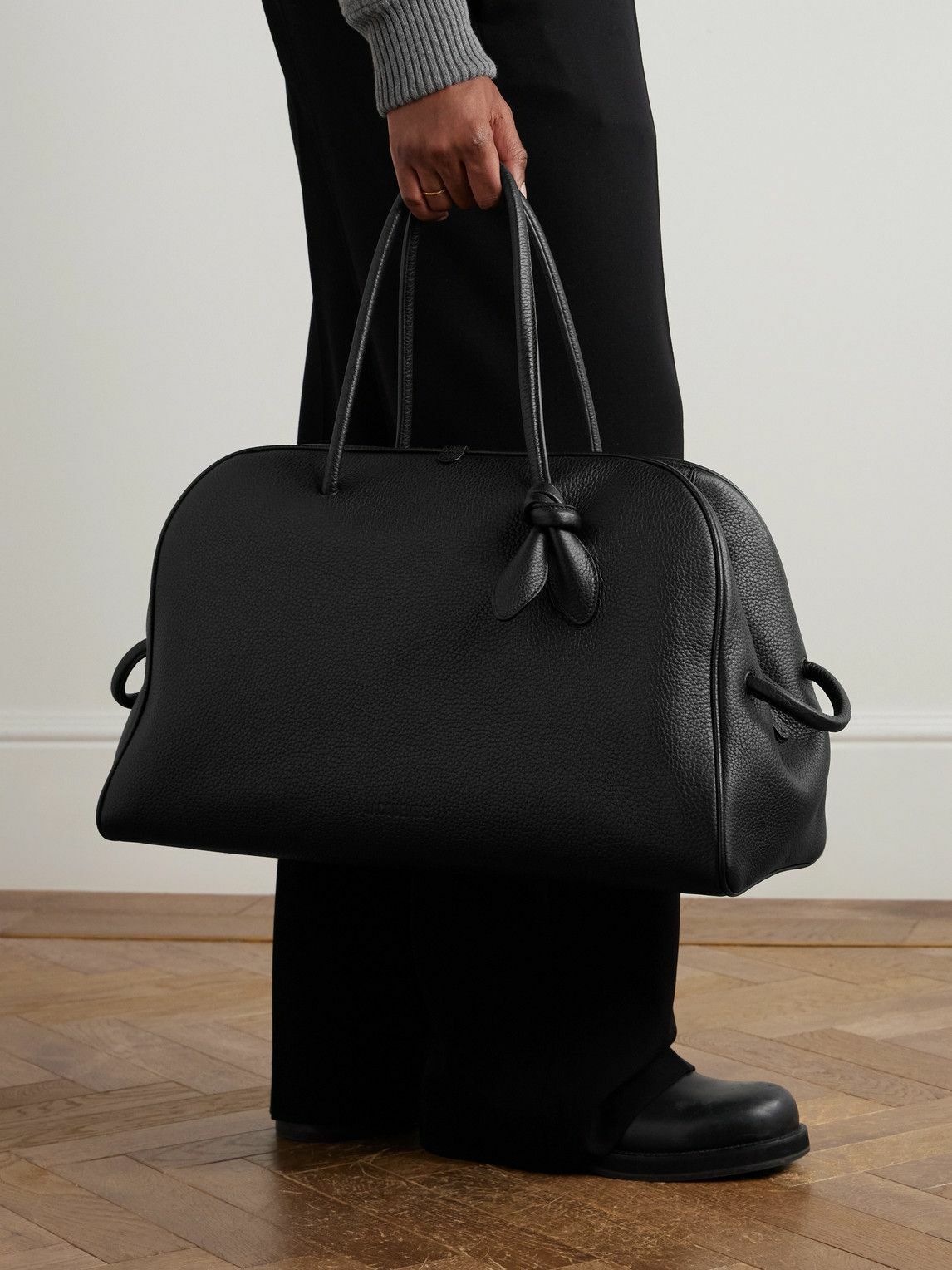 Jacquemus - Grand Turismo Full-Grain Leather Holdall