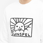 Sunspel x David Shrigley Logo Crew Sweat in White