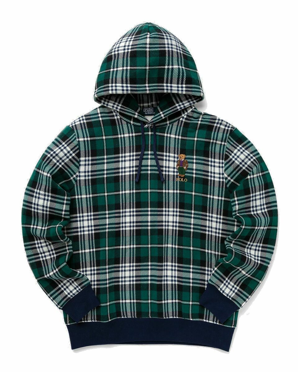 Photo: Polo Ralph Lauren Lspohoodm6 L/S Hoody Blue/Green - Mens - Hoodies