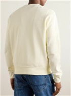Polo Ralph Lauren - Logo-Embroidered Cotton-Jersey Sweatshirt - White
